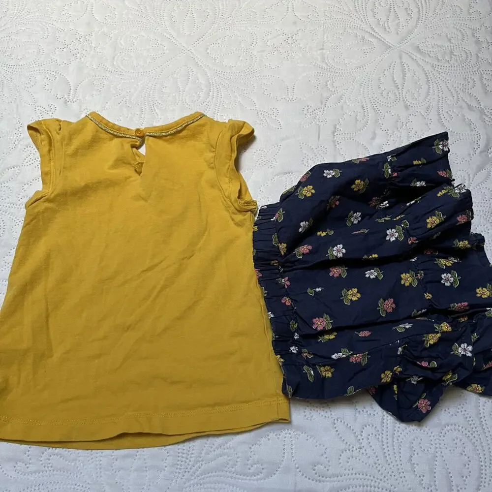Carter's Two Piece Skort Outfit Size 2T
